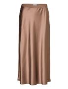 Hana Satin Skirt Ahlvar Gallery Brown