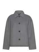 Jacket Melissa Unlined Melange Lindex Grey