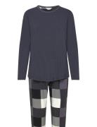 Bamboo Long Sleeve Pyjamas Lady Avenue Navy