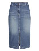 Denim Slit Skirt GANT Blue