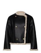 Faux Shearling Short Jacket GANT Black