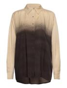 Graffiti Mens Shirt - Rosali Rabens Sal R Beige