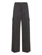 Madilyn Mid High Rise Cargo Pants Malina Black