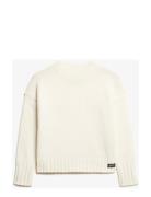 Essential Mock Neck Jumper Superdry Cream