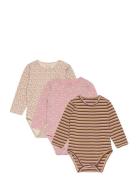 Hcblue - Bodysuit 3-Pack Hust & Claire Pink