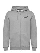 Ess Small Logo Fz Hoodie Fl PUMA Grey