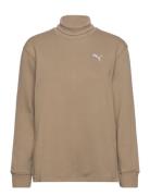 Her High Neck Crew Tr PUMA Beige