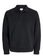 Jjebradley Sweat Polo Styd Aw24 Ln Jack & J S Black