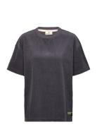 Akvillads Corduroy S/S Tee Anerkjendt Navy