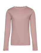 T-Shirt Ls Rib Huttelihut Pink