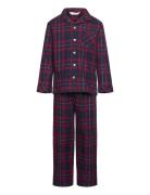 Two-Pieces Check Long Pyjamas Mango Navy