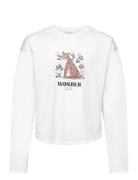 Long-Sleeved Panther T-Shirt Mango White