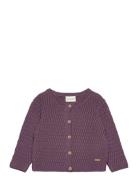 Cardigan Knit Minymo Purple