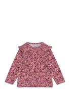 T-Shirt Ls Aop Minymo Pink