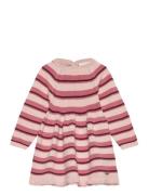 Dress Ls Y/D Knit Minymo Pink