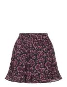 Skirt Flower Dot Creamie Burgundy