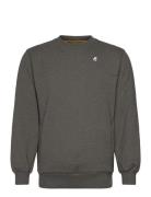 French Terry Fleece Crewneck Pullover K-Way Grey