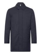 Melange Padded Mac Hackett London Navy