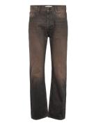 Al Straight Leg Jeans Wood Wood Grey