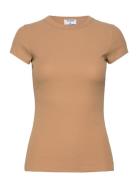 Fine Rib Tee Filippa K Beige