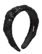 Florian Wide Beaded Hairbrace Becksöndergaard Black