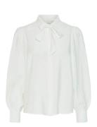 Yaspil Ls Bow Shirt S. Noos YAS White