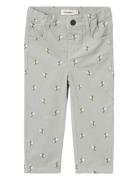 Nmfbella Baggy Cord Pants 1119-Hc S Lil Lil'Atelier Grey