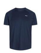 Men Sports T-Shirt/Chest Print ZEBDIA Navy