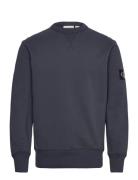 Badge Crew Neck Calvin Klein Jeans Navy