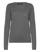 Vmmcare Structure Ls O-Neck Blou Noos Vero Moda Maternity Grey