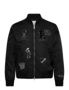 Neo Varsity Bomber Jacket Les Deux Black