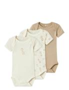 Nbnbody 3P Ss Jet Stream Giraffe Noos Name It Beige