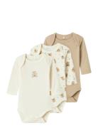 Nbnbody 3P Ls Jet Stream Bear Noos Name It Beige