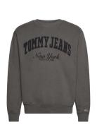 Tjm Rlx Vintage Varsity Crew Tommy Jeans Grey