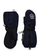 Mittens Long W. Zipper Color Kids Navy