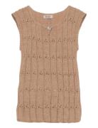 Vest Alpaca Wool Knit Huttelihut Beige