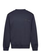 Organic Sweat Solo Sweatshirt Mads Nørgaard Navy