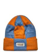 Hat - Check Pattern Color Kids Orange