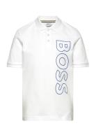 Short Sleeve Polo BOSS White