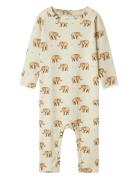 Nbmbobby Ls Bodysuit Name It Beige
