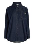 Over D Ls Denim Shirt Calvin Klein Jeans Navy