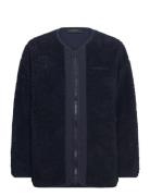 W Heavy Pile Over D Cardigan Peak Performance Navy