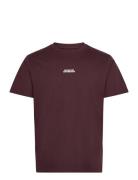 Cohen Brushed Tee Ss Clean Cut Copenhagen Burgundy