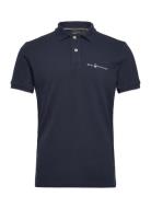 Bowman Logo Polo Sail Racing Navy