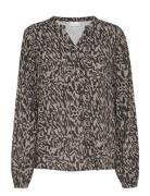 Kamathilde Blose Kaffe Beige