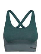 Hmlclea Seamless Sports Top Hummel Green