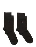 Th Children Sock Th Basic 2P Tommy Hilfiger Black