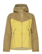 Letto V2 3L W Jacket Light Olive Green/Olive Green Xs Bergans Yellow