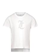 Tonal Diamante Tee Juicy Couture White