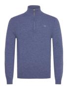 Extrafine Lambswool Half Zip GANT Blue